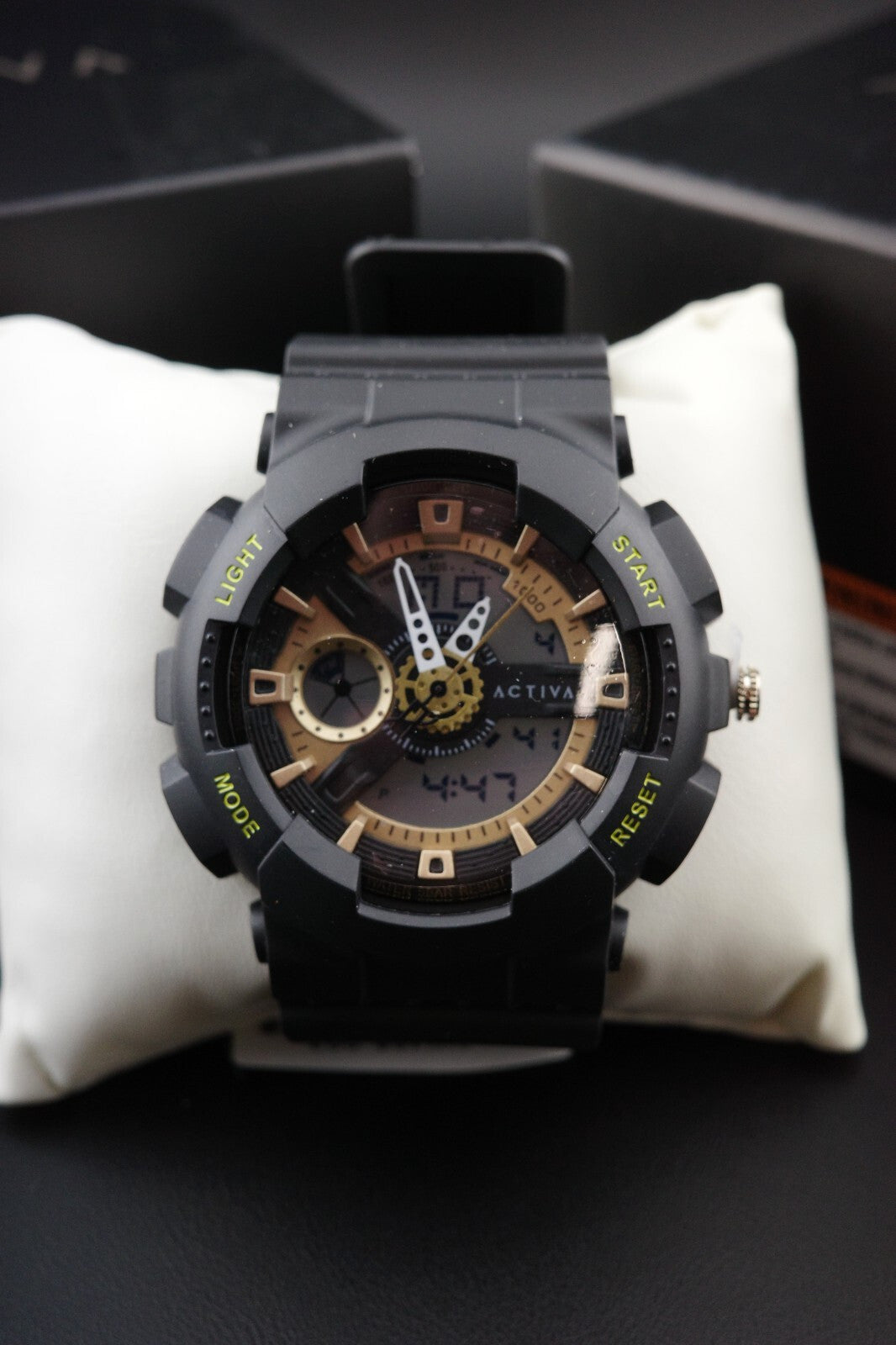 Brand New Boxed Activa Pixel X Invicta ACW498-003 Men's Digital Watch 50mm Black