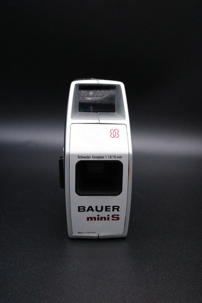 Bauer Mini S - Super 8mm Vintage 1970's Cine Camera & Case - Untested