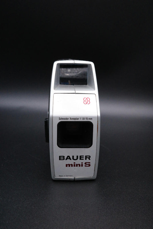Bauer Mini S - Super 8mm Vintage 1970's Cine Camera & Case - Untested