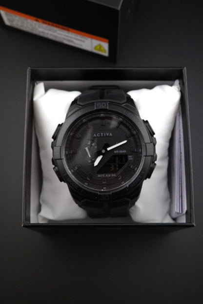 Activa X Invicta Spry ACW2583-001 Men's Digital Watch 53mm Black - New & Boxed