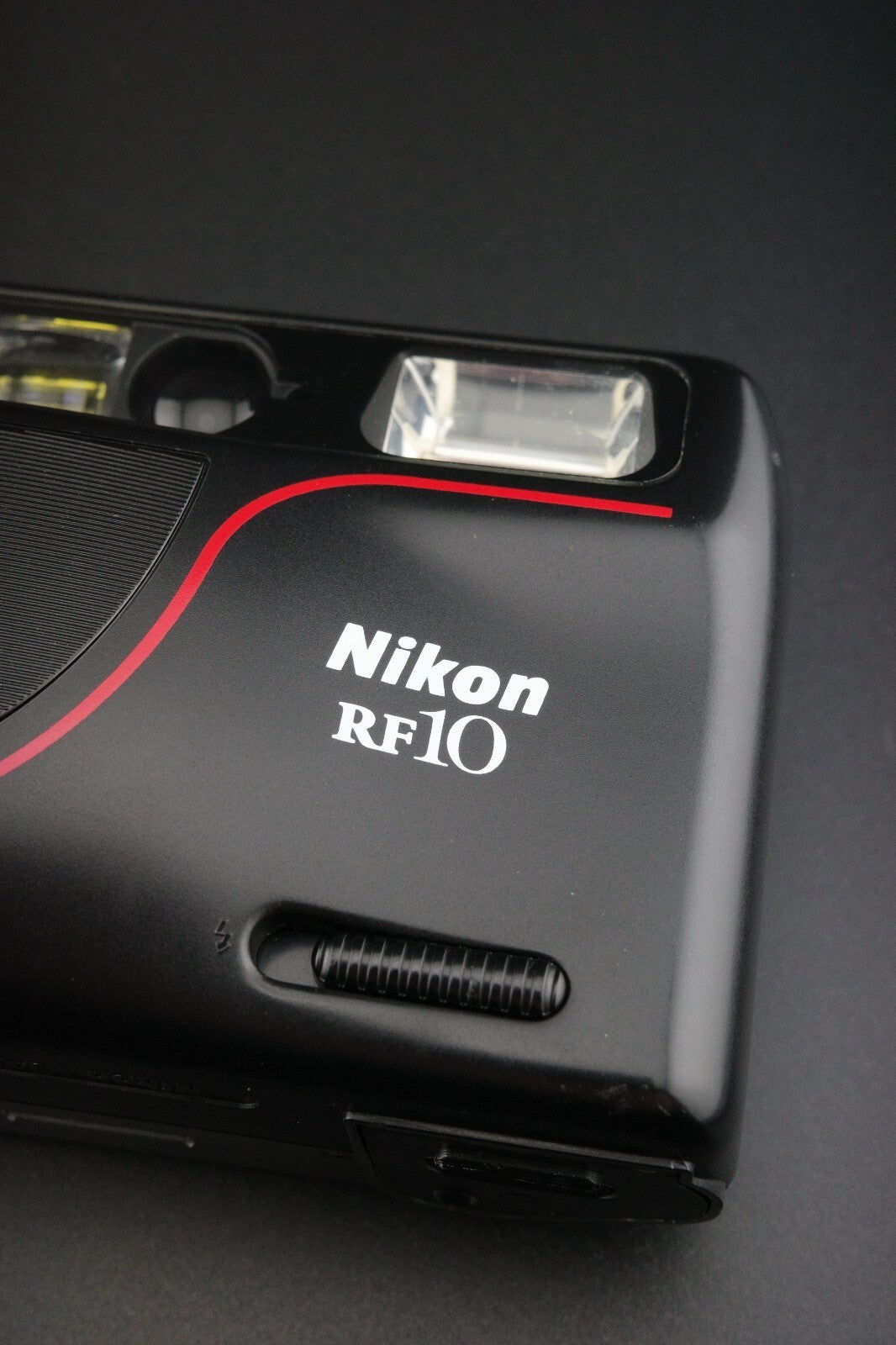 Nikon RF10 Vintage 35mm Film Camera + Batteries and Case - Film Tested & Working