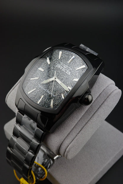 Invicta Lupah 50803 Men's Quartz Watch 47mm Black Stainless Steel - New & Boxed
