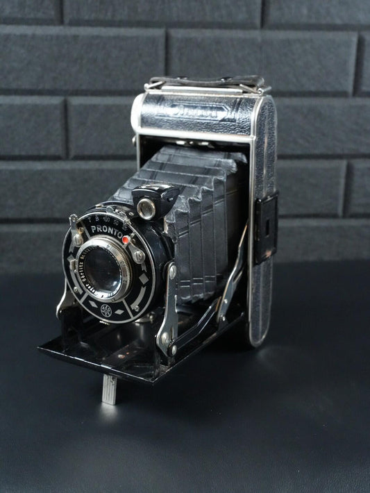 AGC Balda Pronto 1930's Folding Bellows Camera Meyer-Optik Görlitz Lens Working