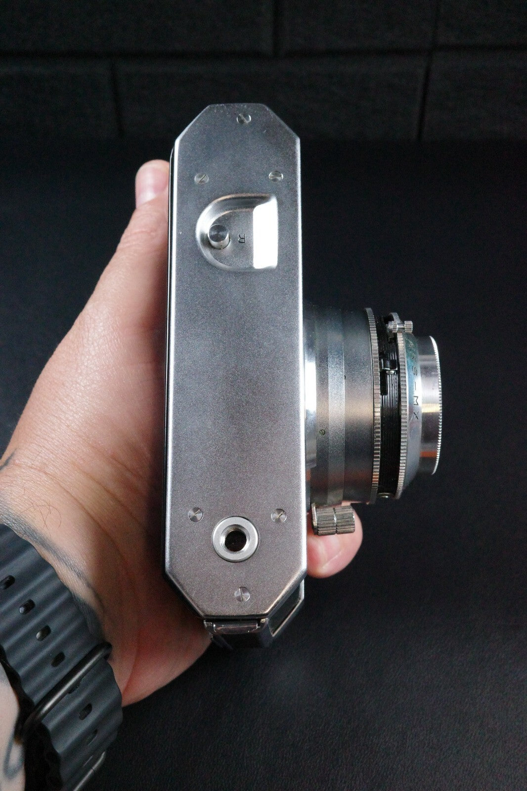 Taron 35 Vintage 1950's Camera + Case - Winds & Fires - Faulty Jammed Focusing Lever