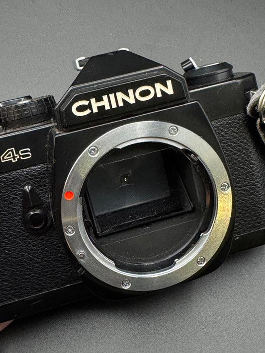Chinon CM-4s 35mm SLR Film Camera Body Only - Tested And Working
