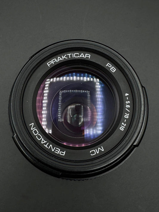 Vintage Prakticar Pentacon 70-210mm F4-5.6 Telephoto Zoom Lens - PB Mount - VGC