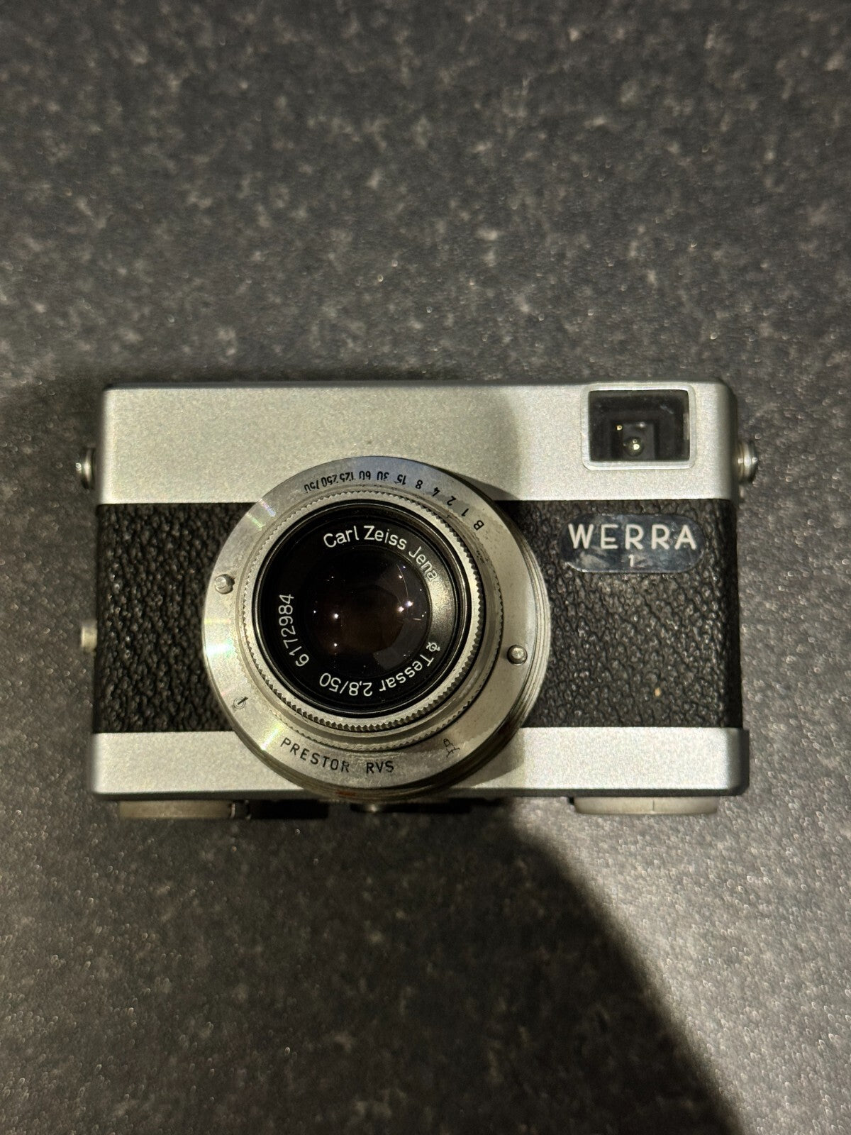 Carl Zeiss Werra 1 Jenna Vintage 1950's 35mm Film Camera 50mm f/2.8 35mm