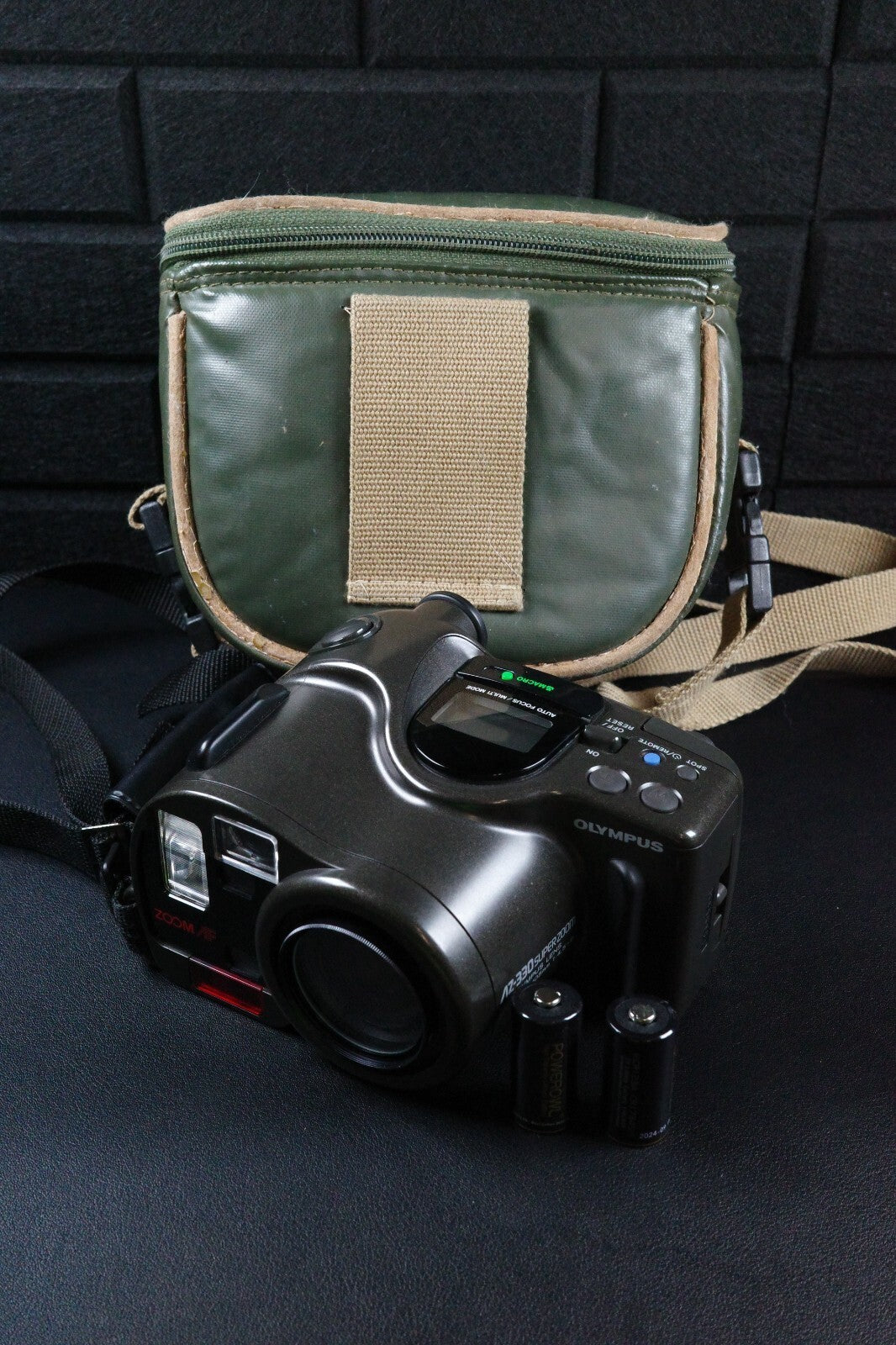 Olympus AZ-330 Superzoom Vintage 1990's 35mm Camera + Batteries - Working VGC