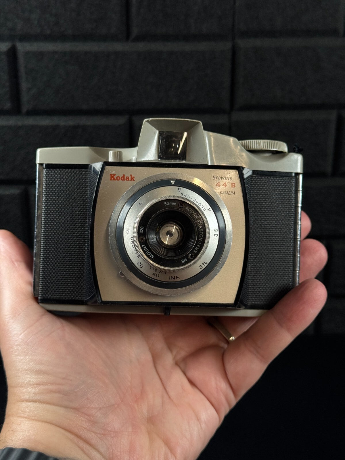 Vintage Kodak Brownie 44B Camera - 127 Film - Made in UK 1960s - Tested Working
