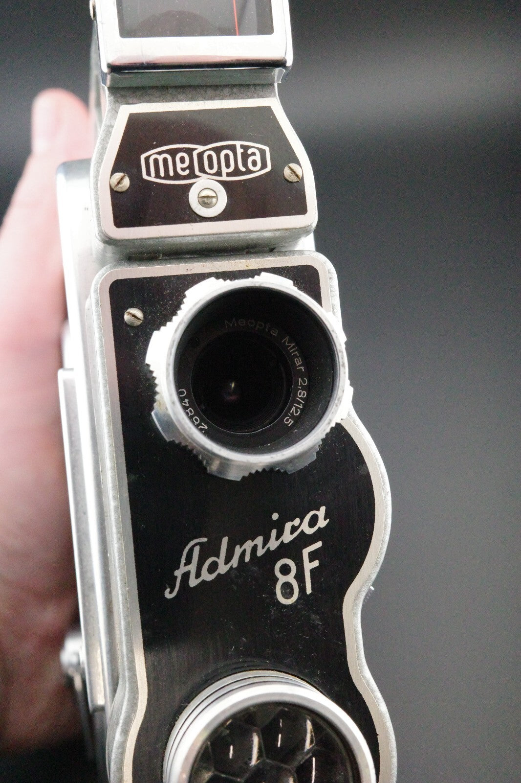 Meopta Admira 8F Standard 8mm Cine Camera + Case Manual Untested Spares Repair
