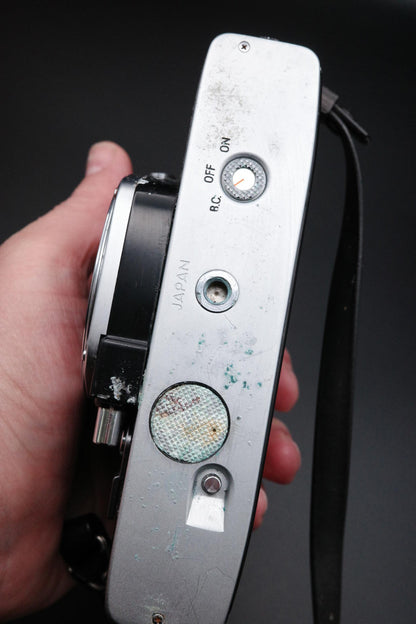 Minolta SRT101 35mm MF Film SLR Camera Body Only - Spares or Repair