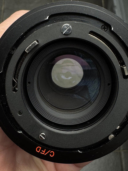 Vivitar 80-200mm f/4.5 MC Tele-Macro-Zoom Lens Canon FD Mount - Tested & Working