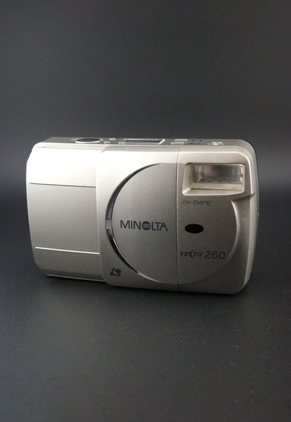Minolta Vectis 260 Vintage APS Film Camera 25-65mm Zoom - Tested & Working
