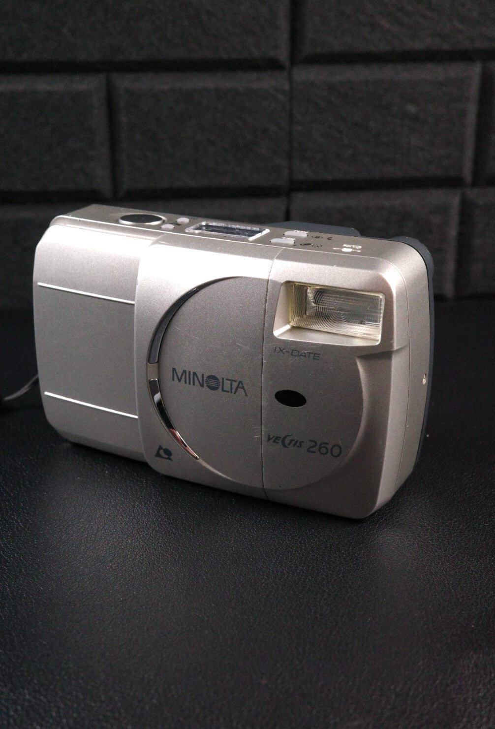 Minolta Vectis 260 IX-Date Vintage 1990's APS Film Camera - Tested & Working