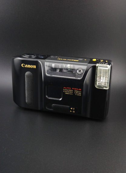 Canon Sprint Vintage 1980's 35mm Film Camera 35mm f/3.5 - Film Tested & Working