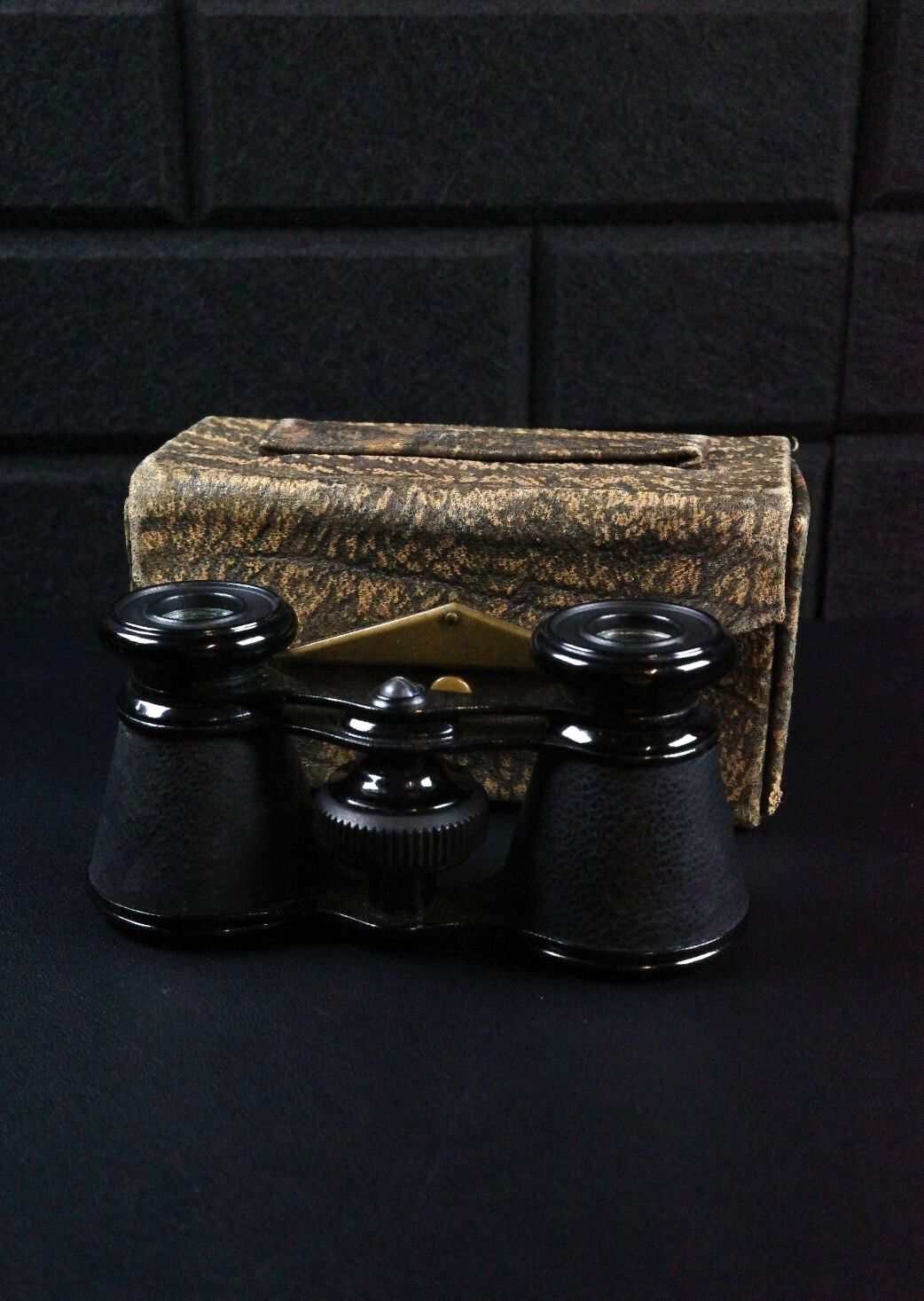 Vintage Theatre Opera Glasses / Binoculars & Case