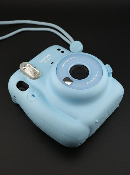 Fujifilm Instax Mini 11 Baby Blue Instant Camera + Batteries - Tested & Working