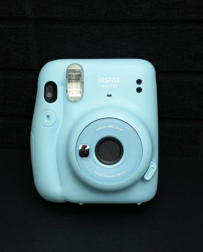 Fujifilm Instax Mini 11 Baby Blue Instant Camera + Film & Batteries - Working