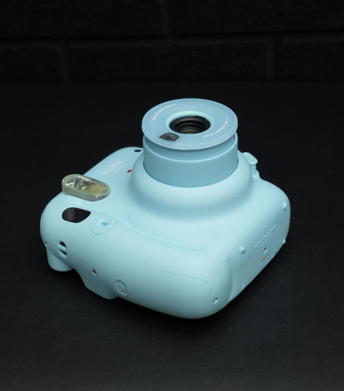 Fujifilm Instax Mini 11 Baby Blue Instant Camera + Film & Batteries - Working