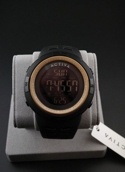 Activa Summit X Invicta ACW1915-009 Men's 50mm Digital Sports Watch Black New