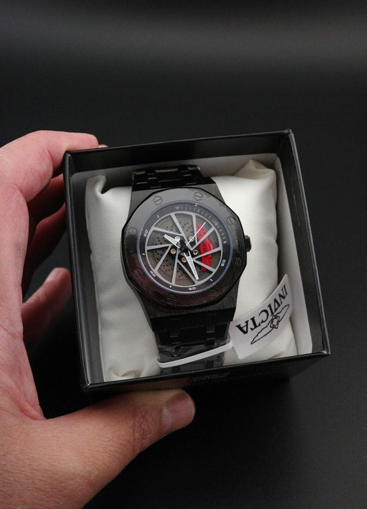 Invicta Speedway Rim Men's Watch - 42mm, Black (70036) New + Boxed