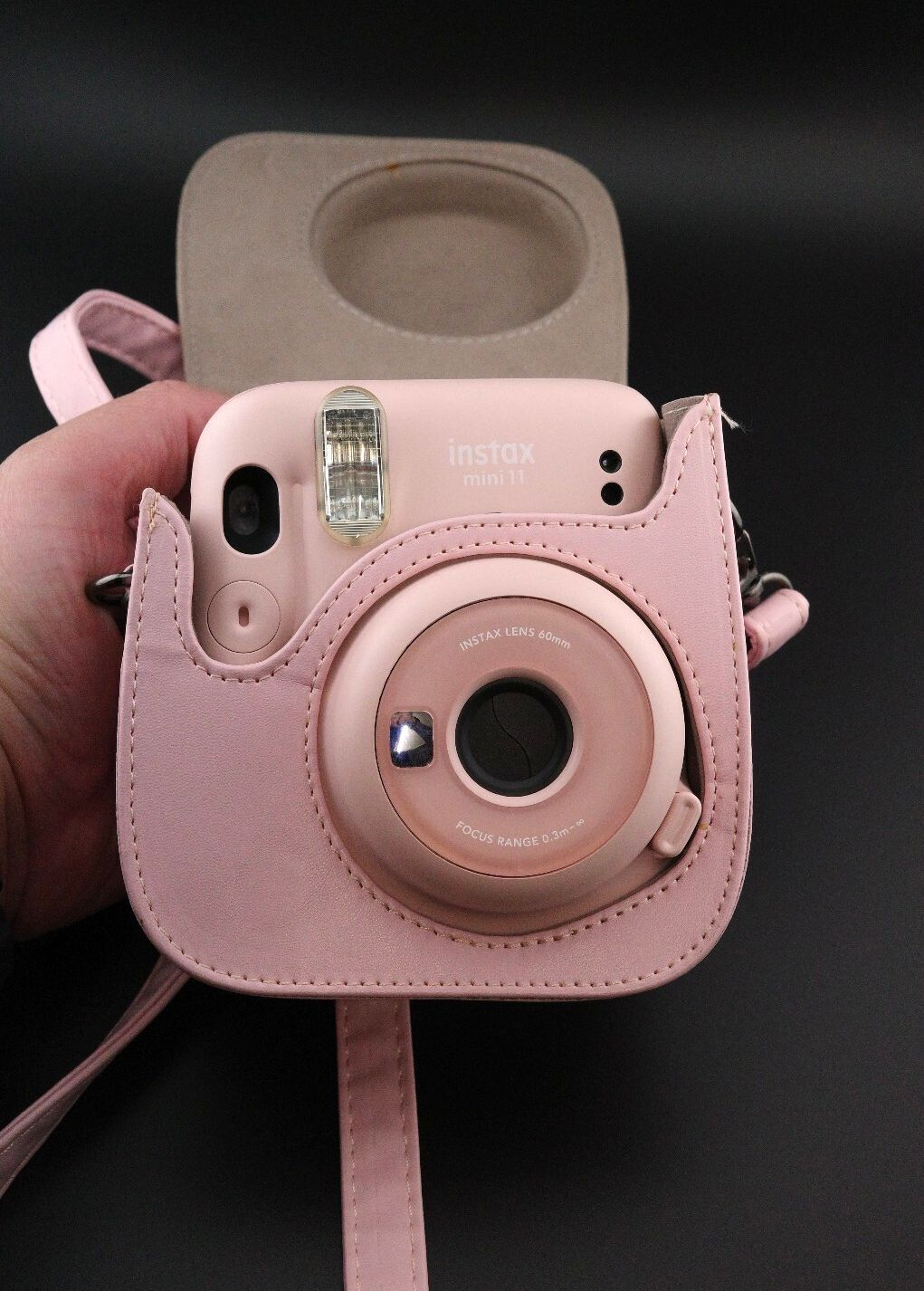 Fujifilm Instax Mini 11 Pink Instant Camera + Case & Batteries - Fully Working