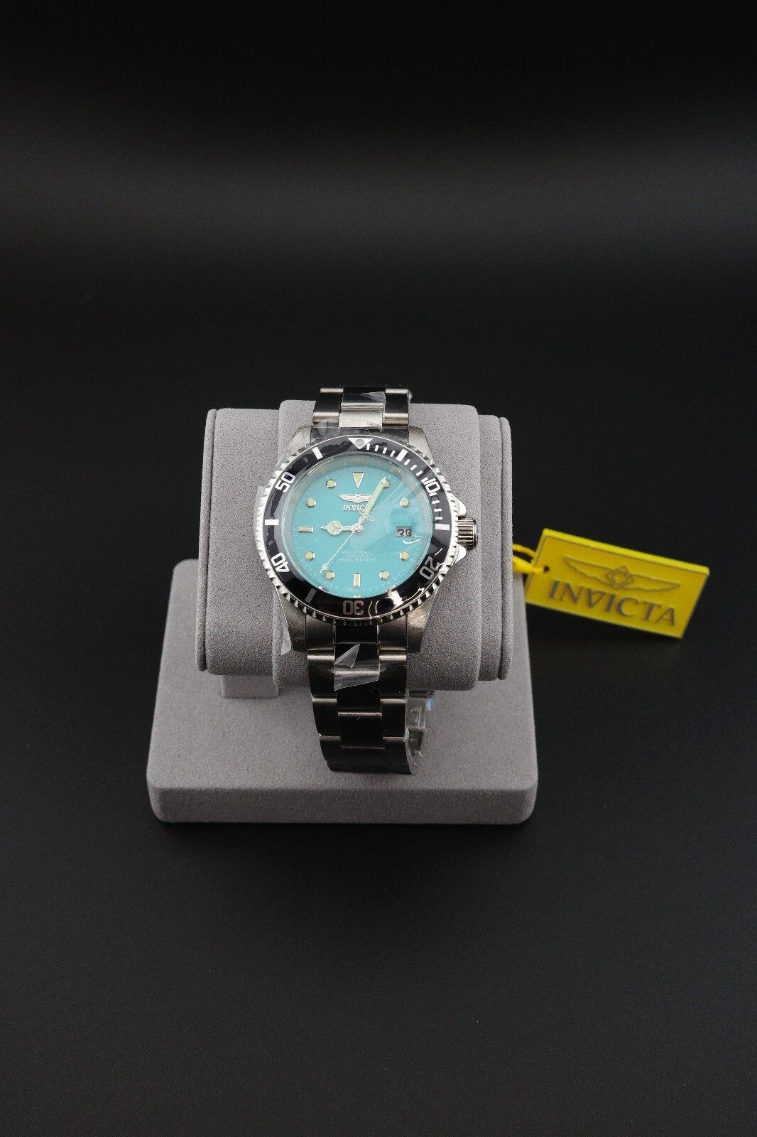 Invicta Pro Diver Aurenova 50852 Men's 40mm Steel Quartz Watch Blue Dial Boxed