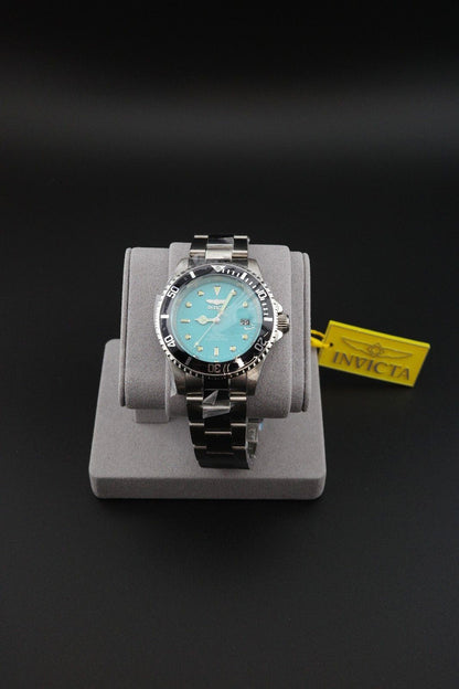 Invicta Pro Diver Aurenova 50852 Men's 40mm Steel Quartz Watch Blue Dial Boxed