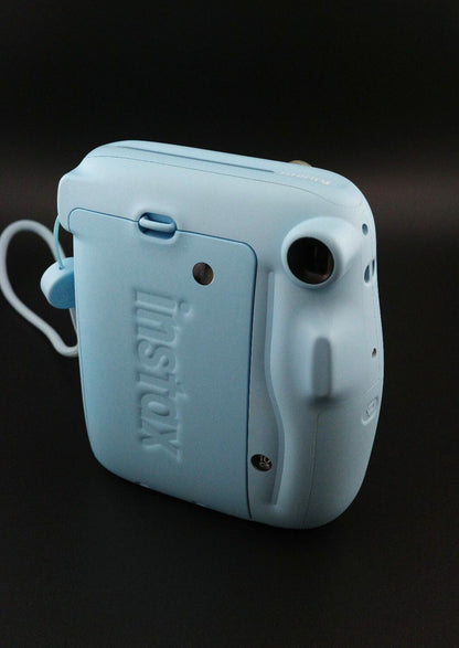Fujifilm Instax Mini 11 Baby Blue Instant Camera + Batteries - Tested & Working