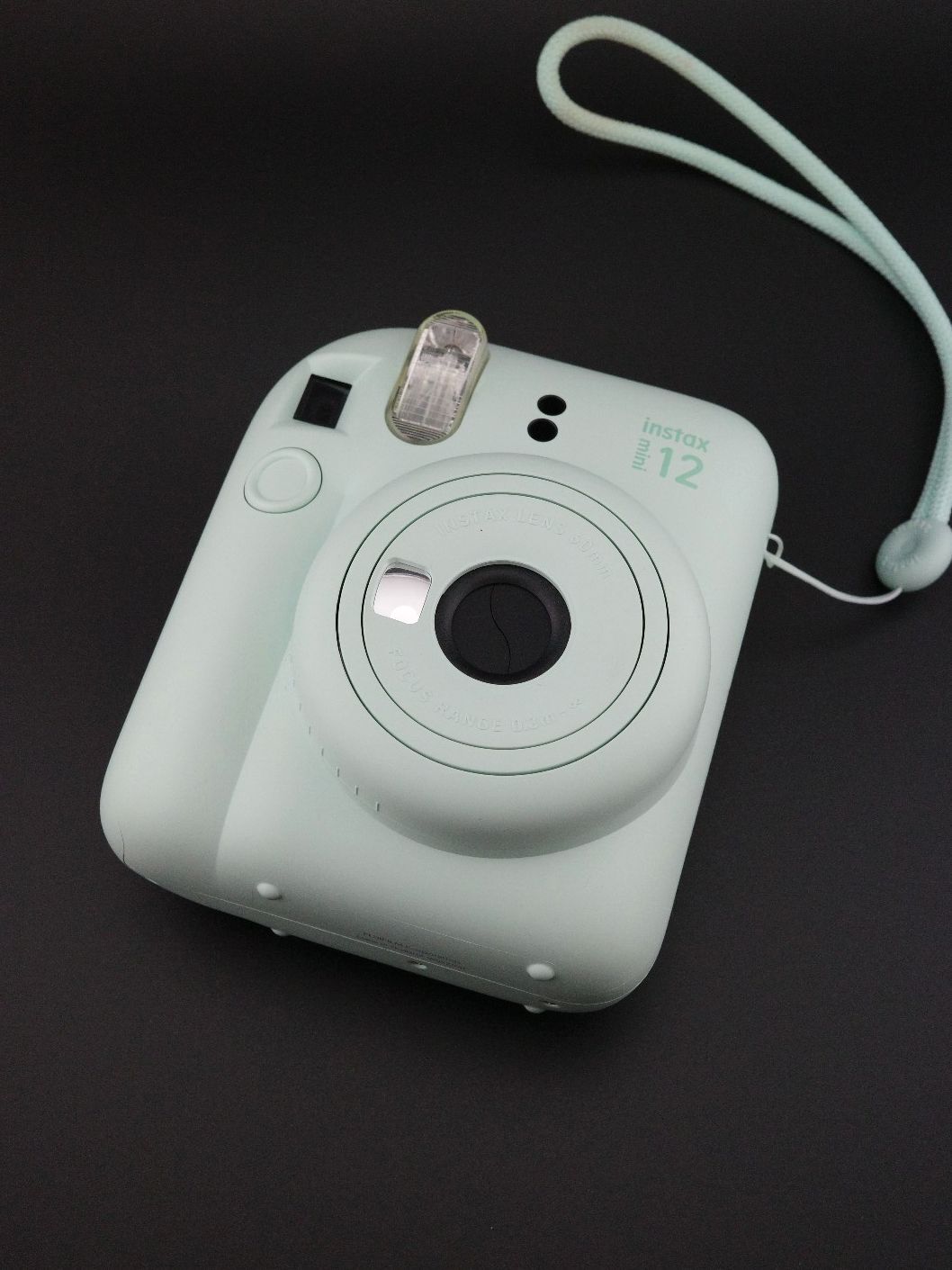 Fujifilm Instax Mini 12 Mint Green Instant Camera & Batteries - Tested & Working