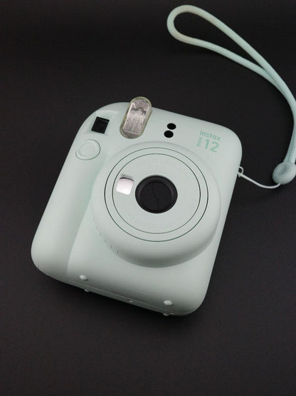 Fujifilm Instax Mini 12 Mint Green Instant Camera & Batteries - Tested & Working