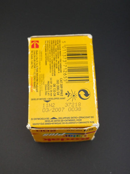 Kodak Color Plus 200 35mm Film - 24 Exposures - Boxed & Sealed Expired 03/2007