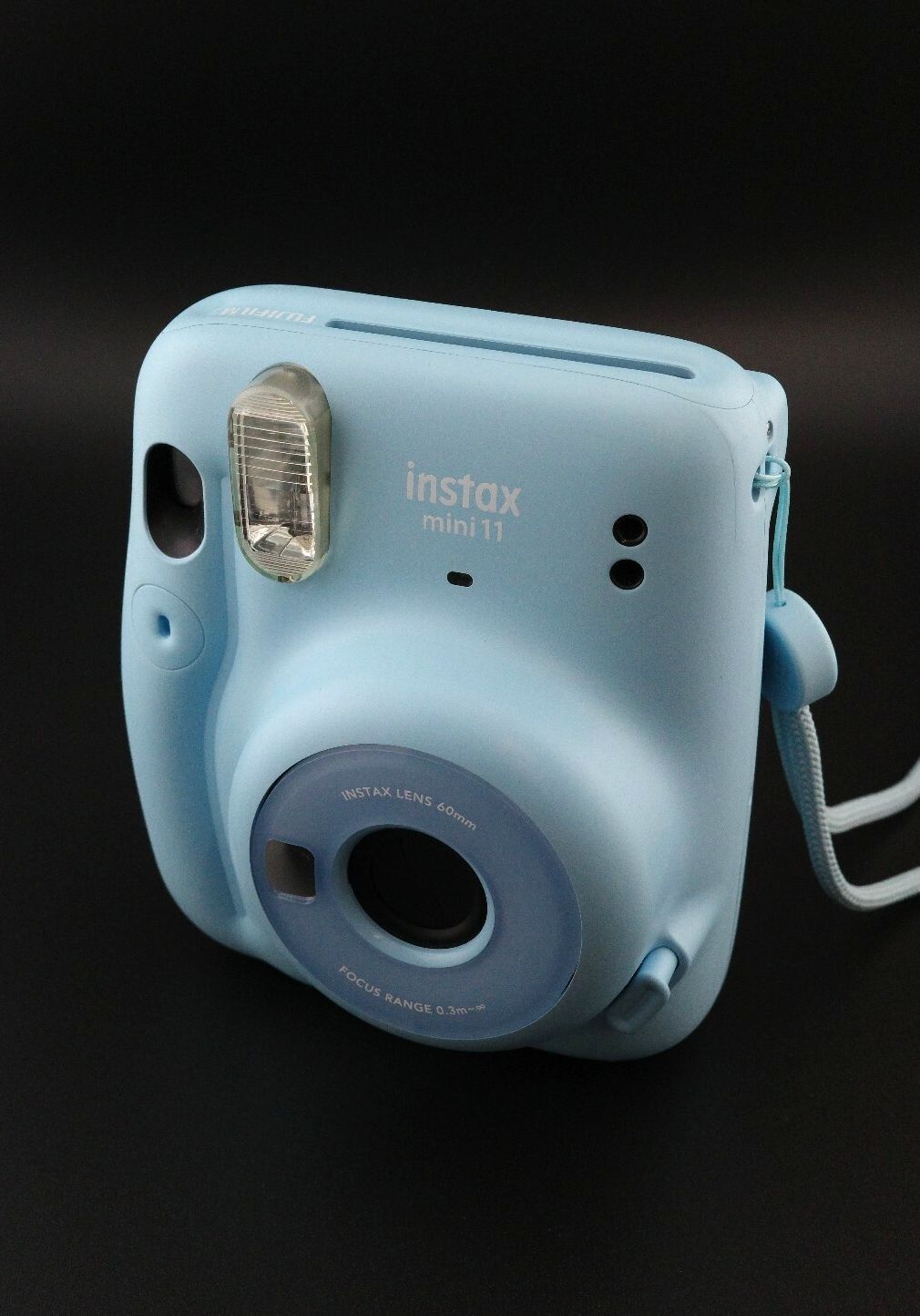 Fujifilm Instax Mini 11 Baby Blue Instant Camera + Batteries - Tested & Working