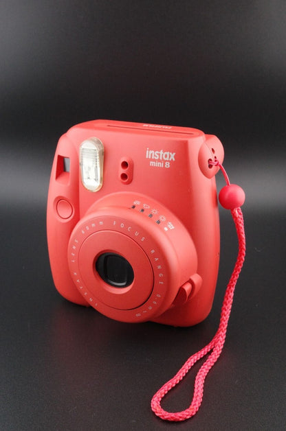 Fujifilm Instax Mini 8 Poppy Red Instant Camera - Tested & Working