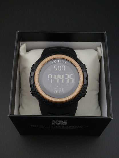 Activa Summit X Invicta ACW1915-009 Men's 50mm Digital Sports Watch Black New